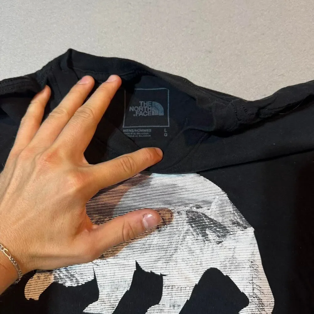 The-north-face Men's Black and Grey T-shirt
